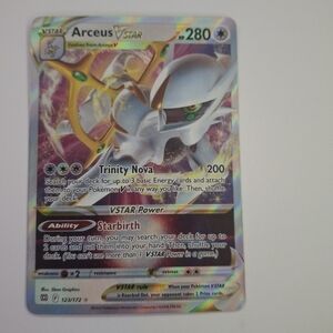 Pokemon trading card Arceus VSTAR World Championship Deck 2022 123/172 NM